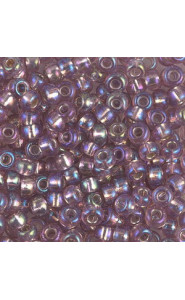 Miyuki rocailles Perlen 6/0 - Silverlined smokey amethyst ab 6-1012